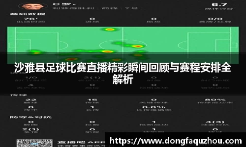 沙雅县足球比赛直播精彩瞬间回顾与赛程安排全解析