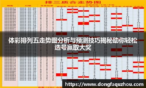 体彩排列五走势图分析与预测技巧揭秘助你轻松选号赢取大奖